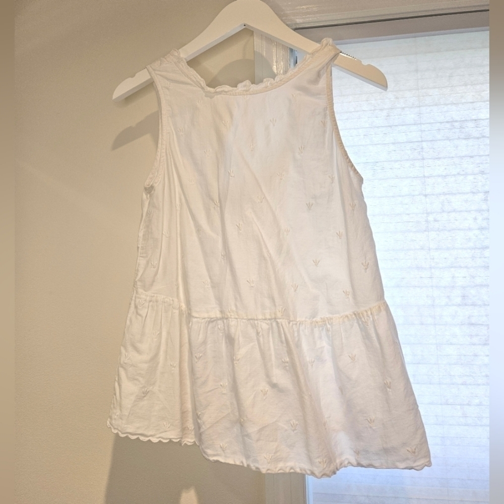 Loft tank top with tie back detail in white size small